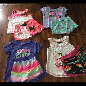 4 Tops and bottoms for 3T girls.